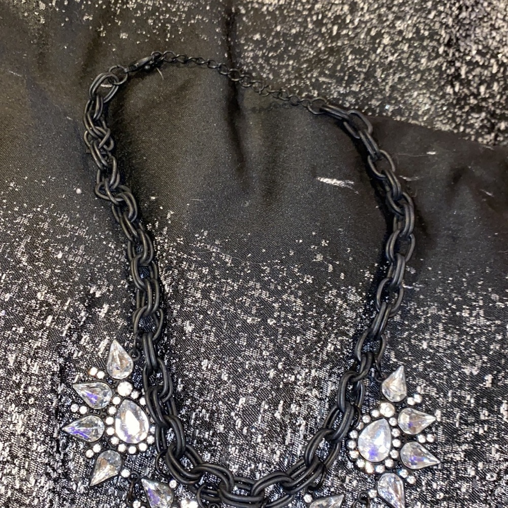 Silver Statement Necklace - Picture 2 of 3